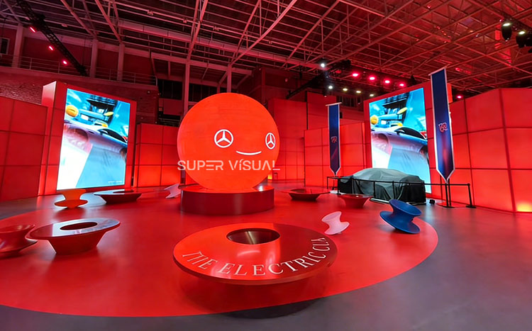 Mercedes - Benz GLA Electric Edition New Car Launch Event - LED spherical screen